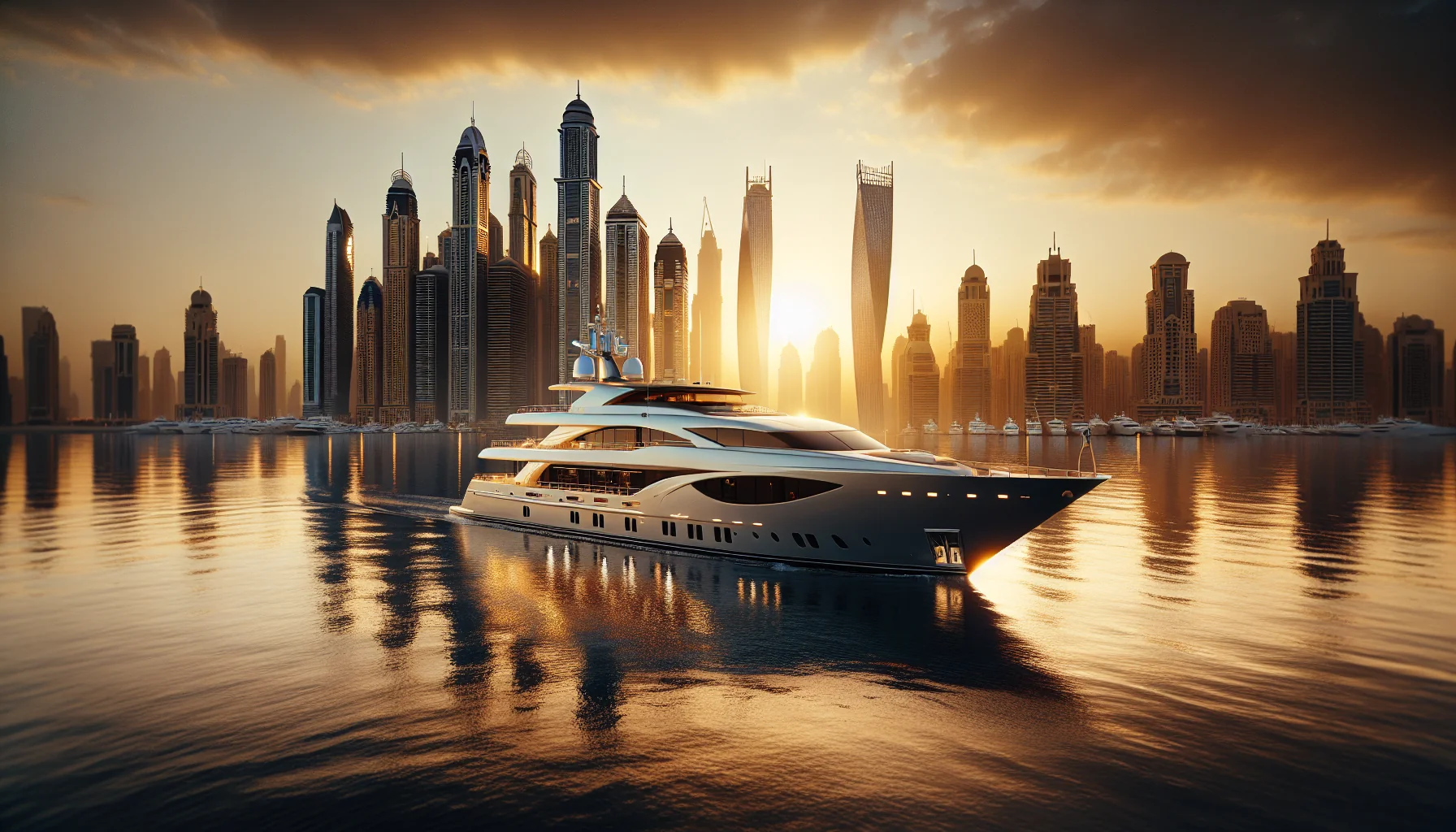 Romantic sundown racing yacht cruise in Dubai: A epicurean Experience